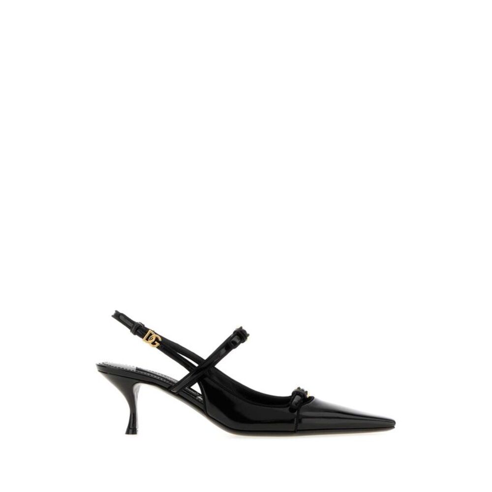 Dolce & Gabbana Women Black Leather Pumps